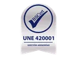 Sello de certificación UNE 420001 de BSCert